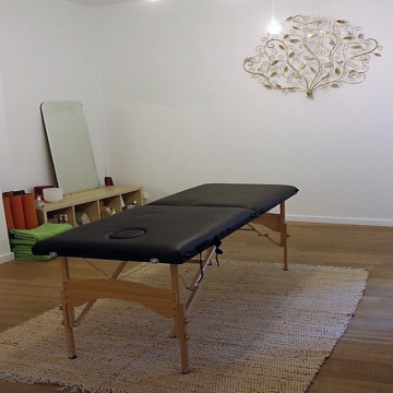 Petit espace de consultation, massage